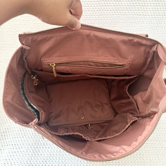 Freshly Picked Desert Rose Classic Diaper Bag Backpack Convertible Shoulder Bag - Picture 14 of 15